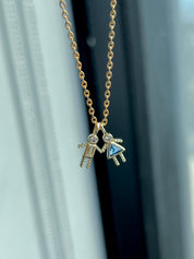 Girl Boy Necklace