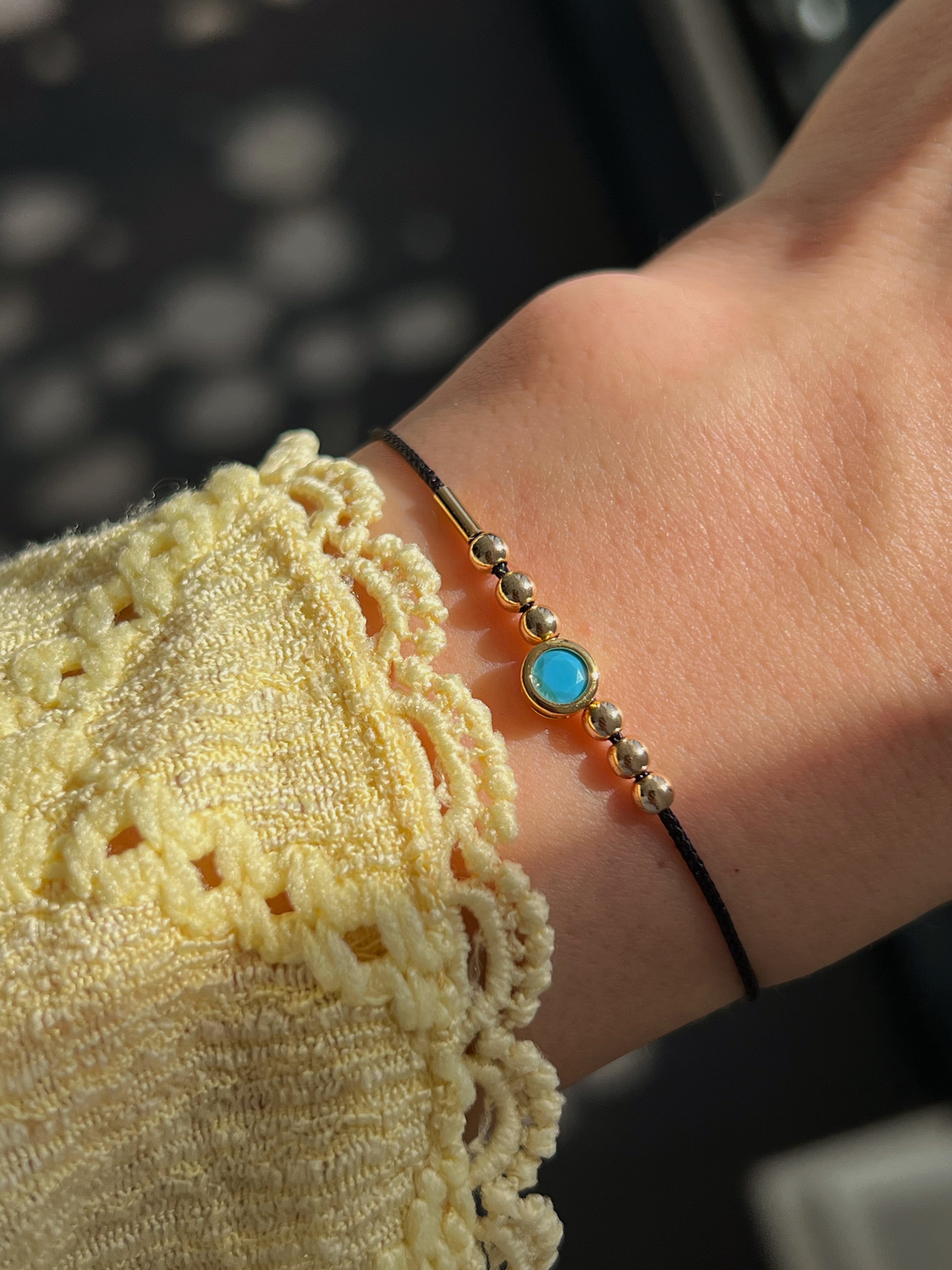 Morse Birthstone Bracelet