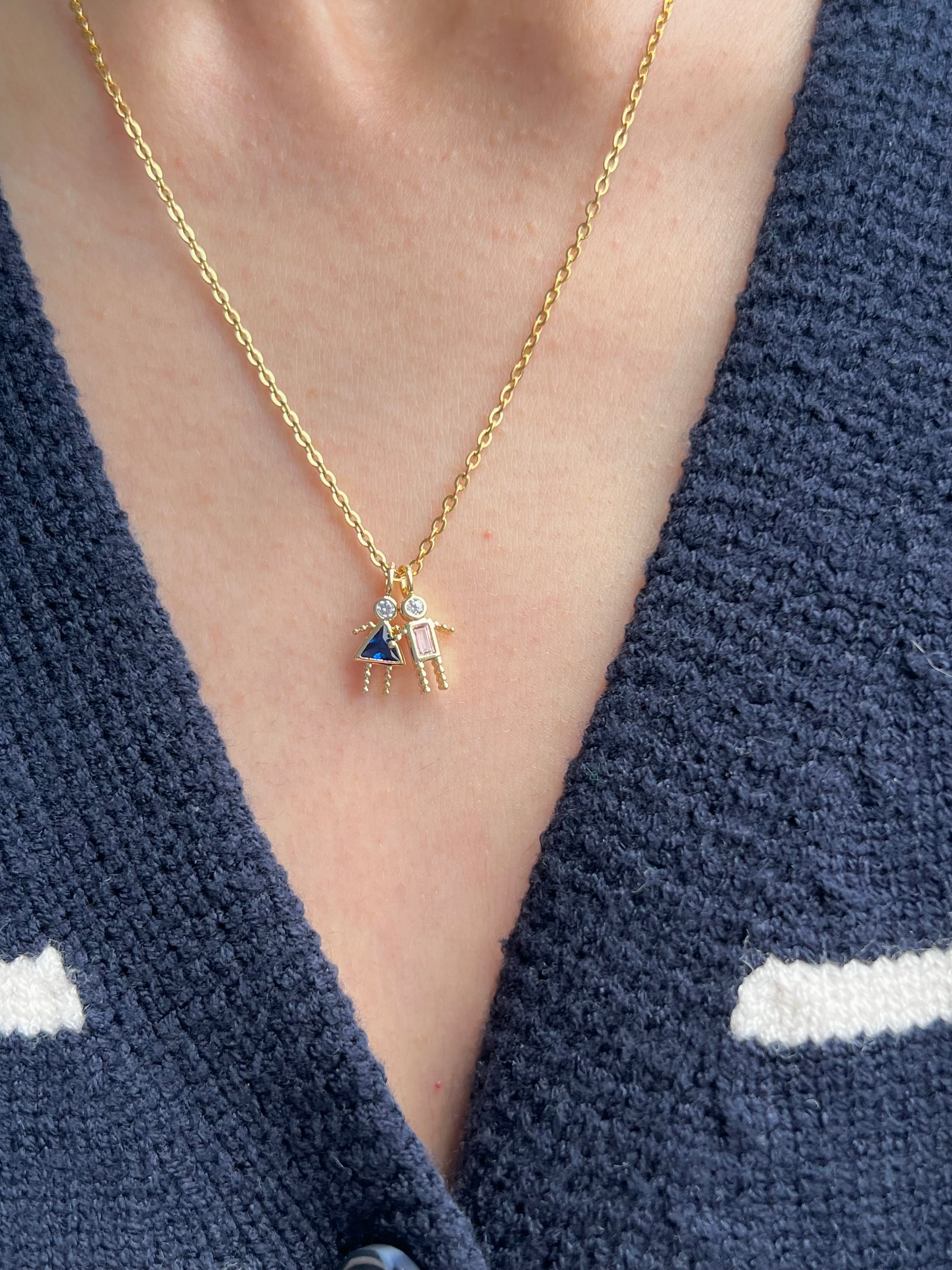 Girl Boy Necklace