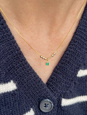Morse Birthstone Necklace