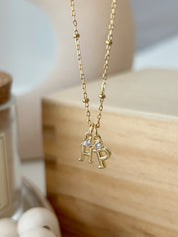 Initial Charm Necklace