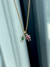 Girl Boy Necklace