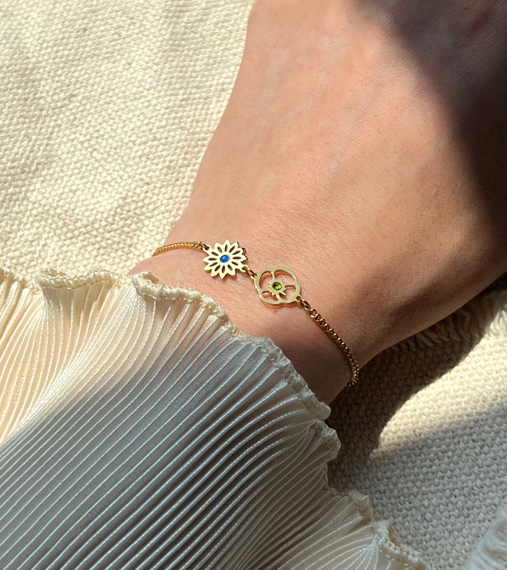 Birth Flower Bracelet