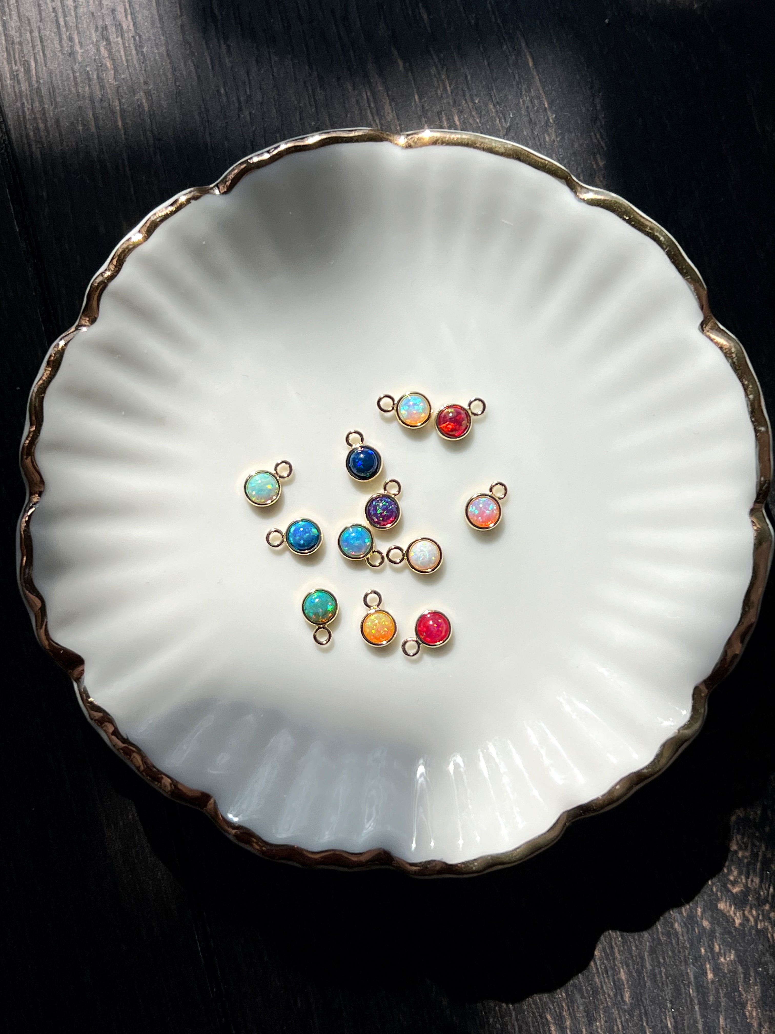 Opal Birthstone Necklace