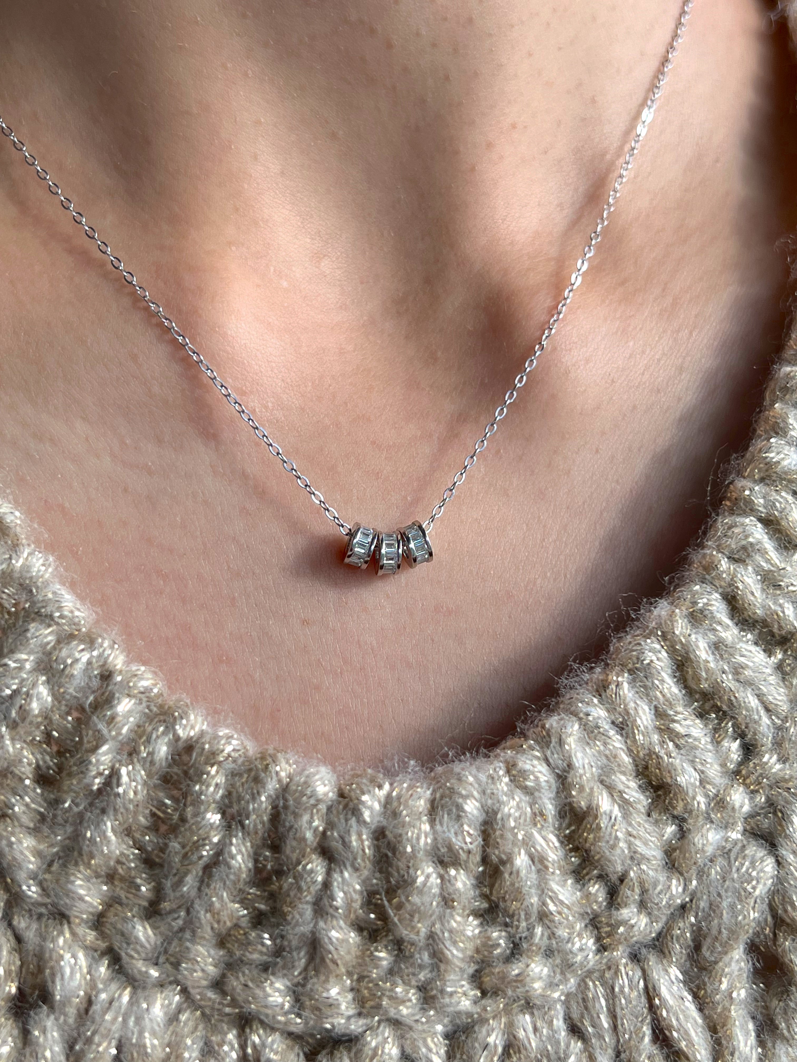 Diamond Trio necklace