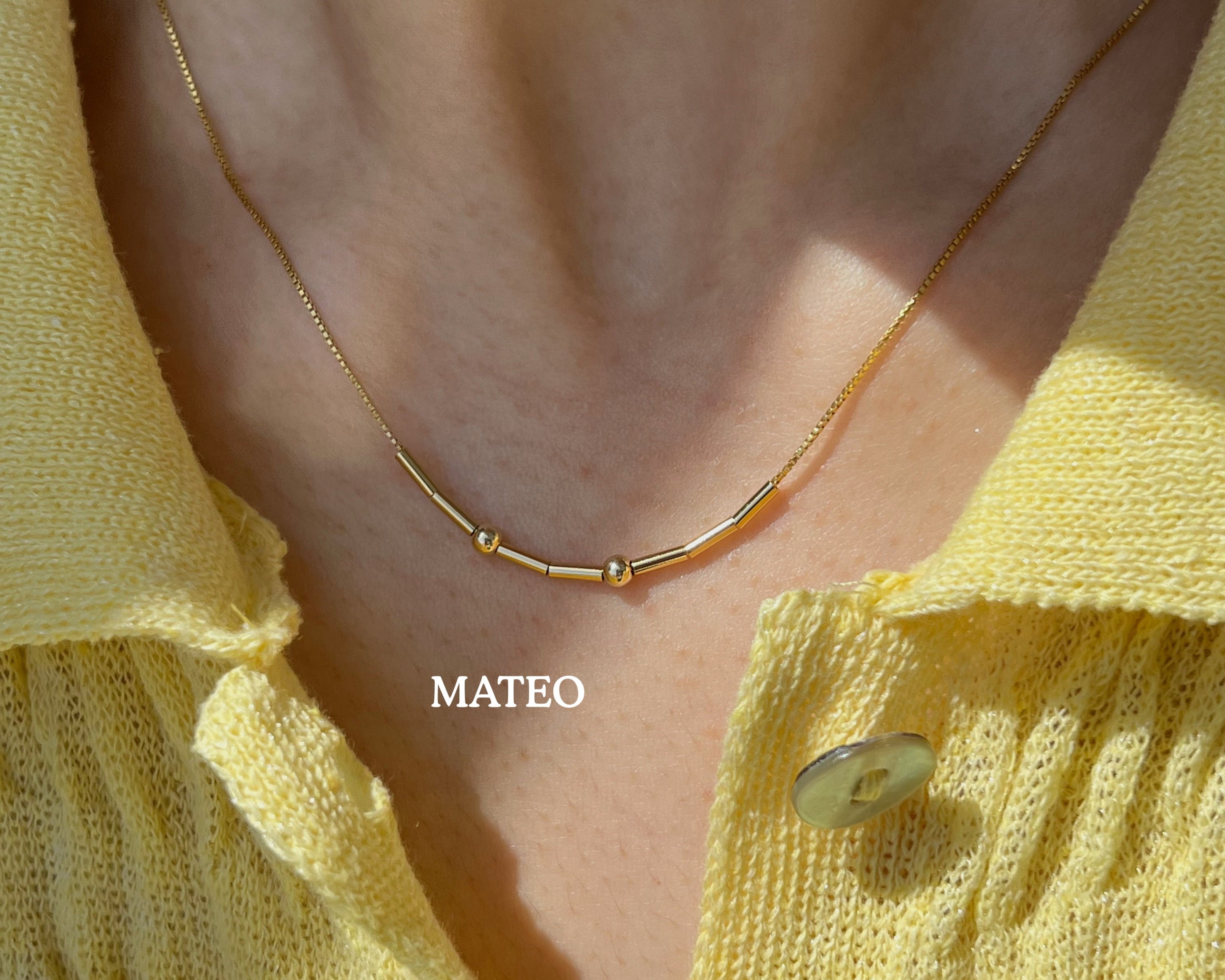 Morse Code Necklace for Couples | Handmade Hidden Message Jewelry