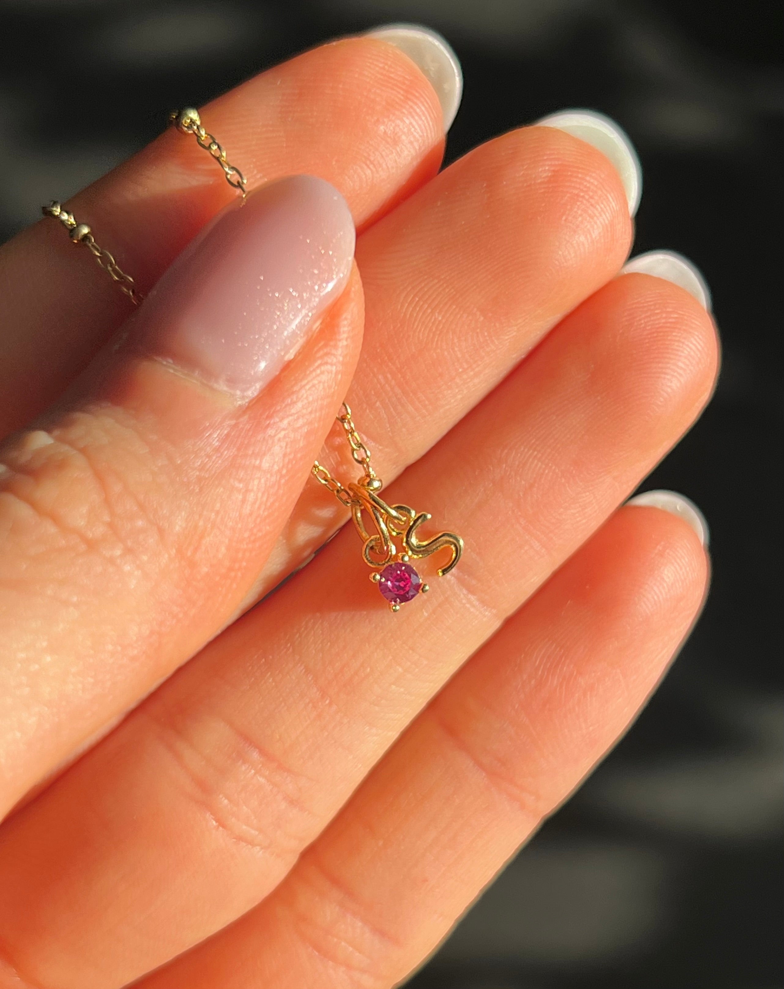 Petite Initial Necklace