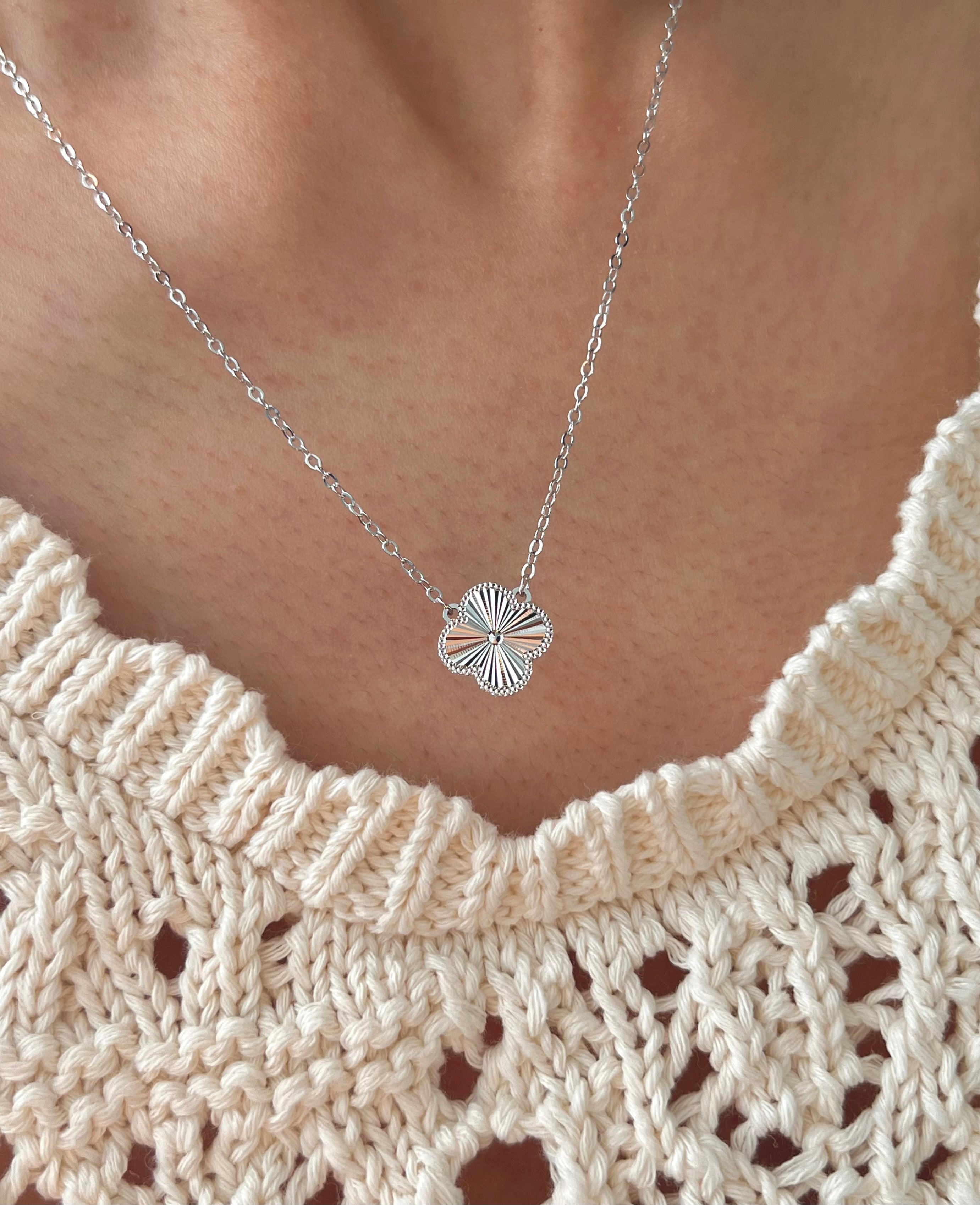 Flower Pendant Necklace