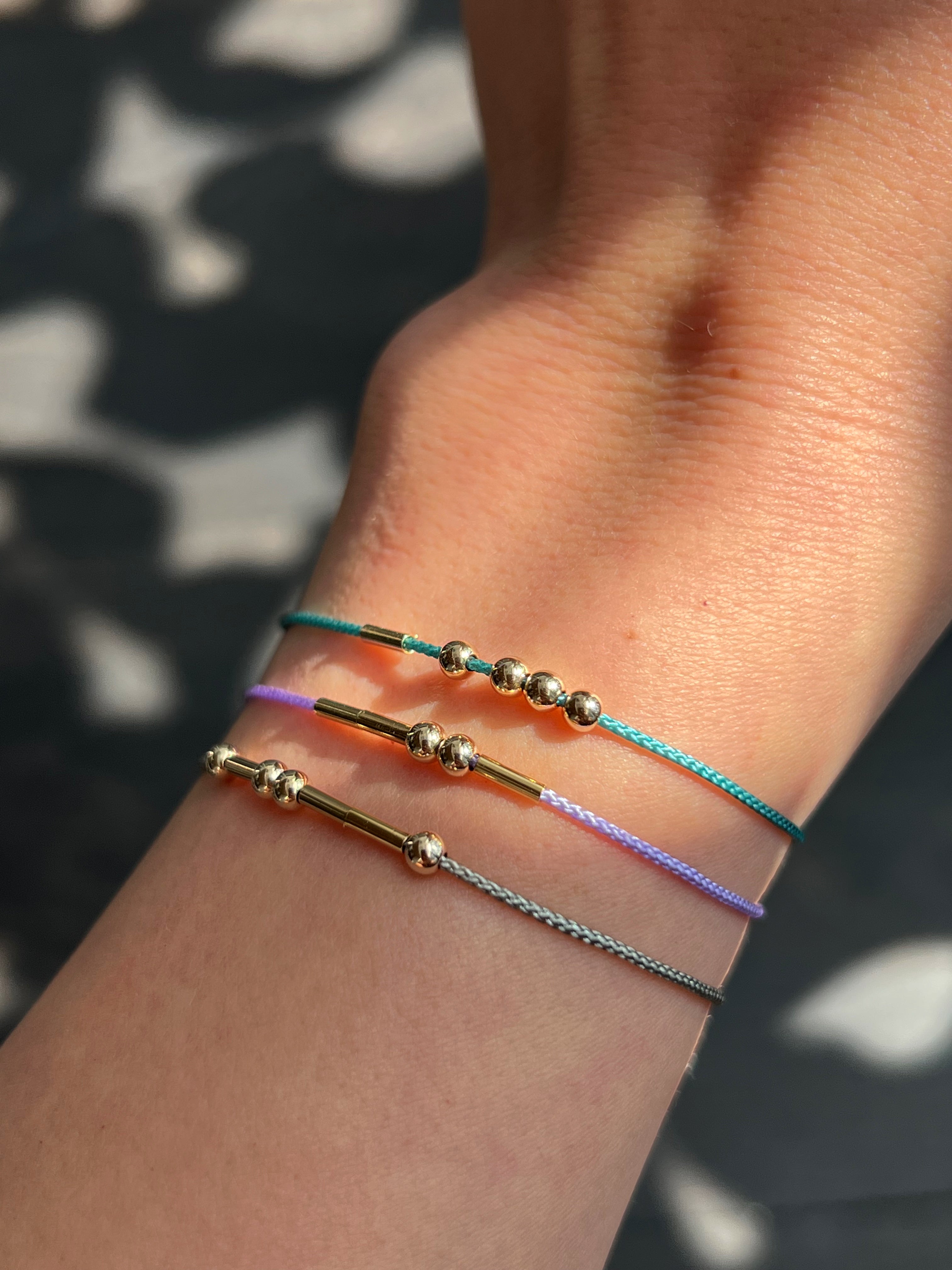Cord Morse Bracelet