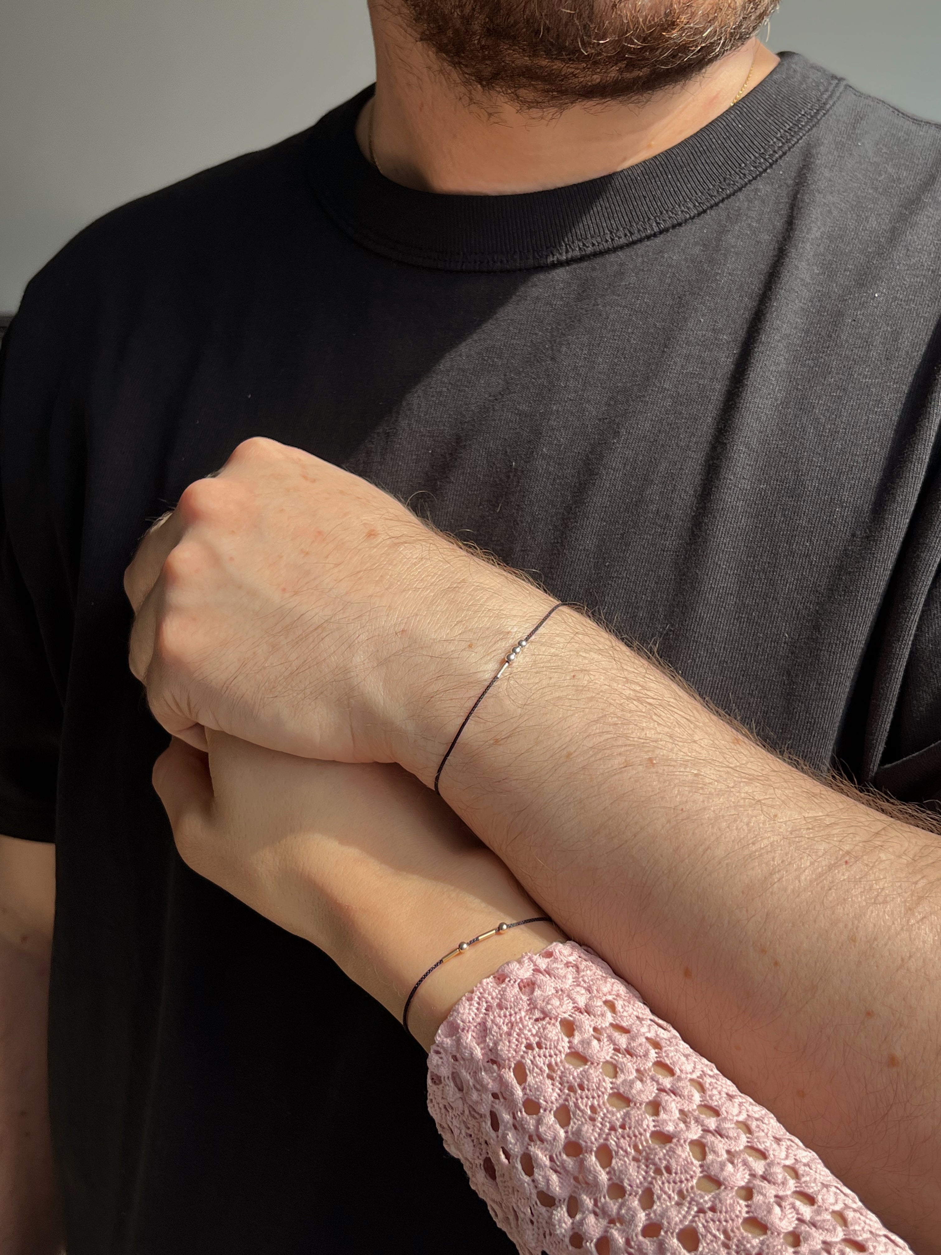 Cord Morse Bracelet