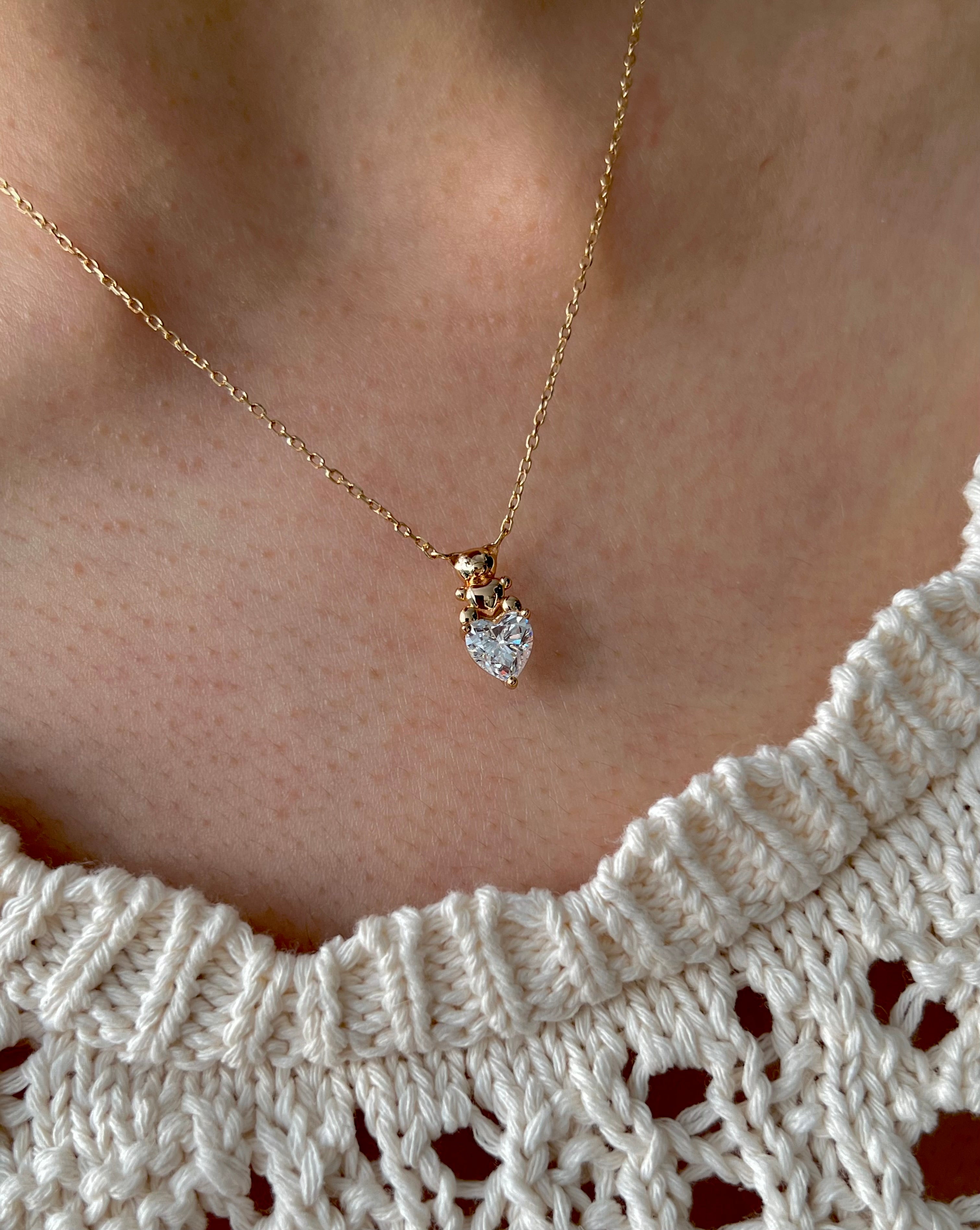 Tiny Teddy Necklace