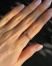 Twin Hearts Ring