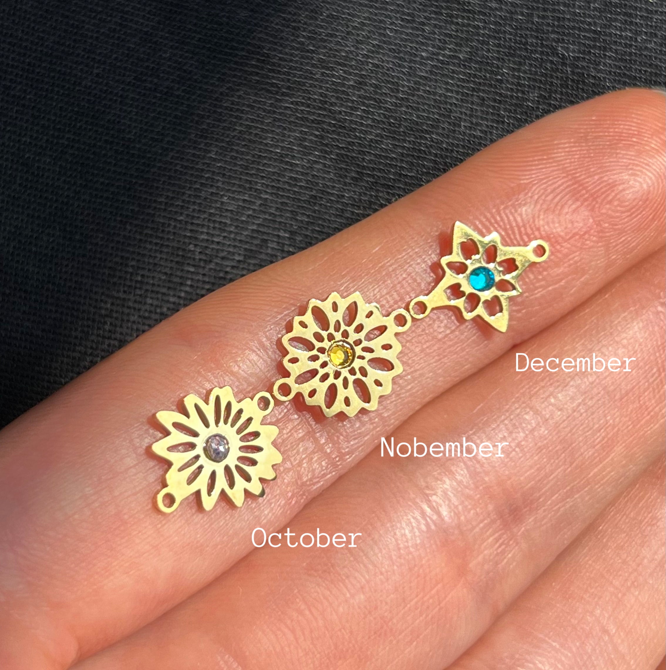 Birth Flower Bracelet